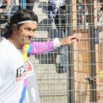 Thomas Stickroth beim Spiel der Traditionsmannschaften des VfL und des BVB im März 2011. Foto: Stephan Kottkamp.