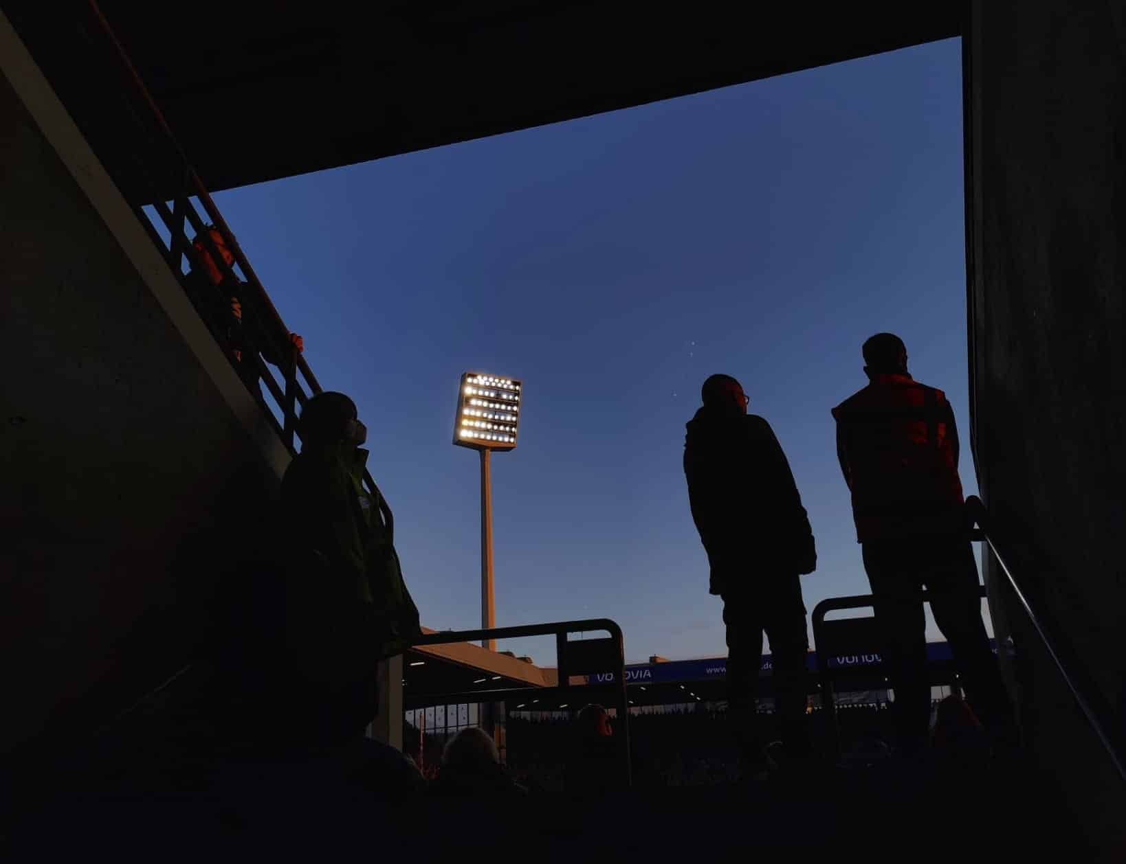 Es wird düster anne Castroper Straße in Bochum.